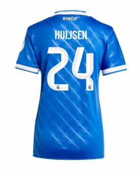 Billige Fotballdrakt Real Madrid Dean Huijsen #24 Replika Tredjedrakt Dame 2025-26 Kortermet Billige Fotballdrakt Real Madrid Dean Huijsen #24 Replika Tredjedrakt Dame 2025-26 Kortermet